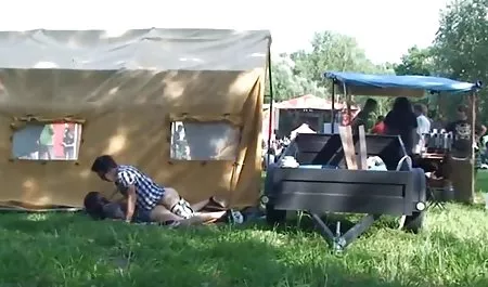 Hard interracial gangbang with double anal penetration